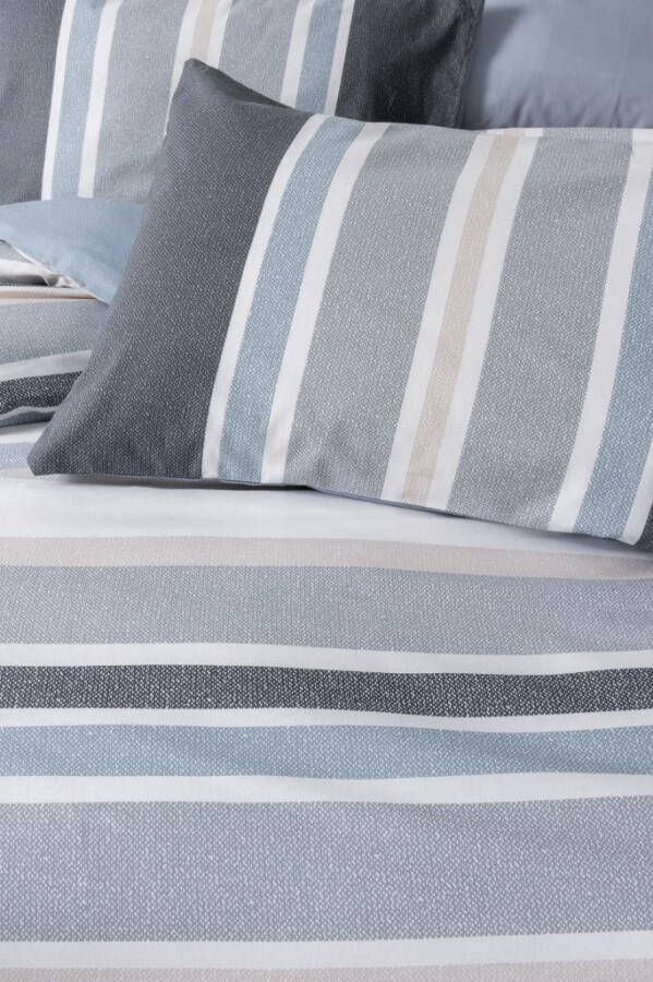 Cotton Box Line Double Bed Duvet Set Agahta Grey - 2