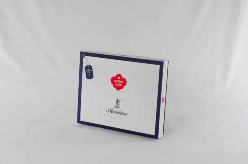 Cotton Box Maritime Двойной комплект пастельного белья Sail Синий - 2