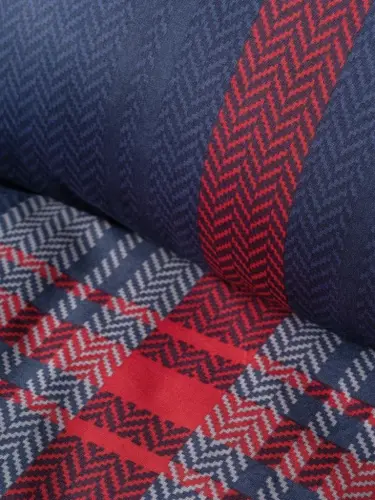 Cotton Box Masculine Односпальный Комплект Постельного Белья Abel Красный - NEVRESIMDUNYASI (1)