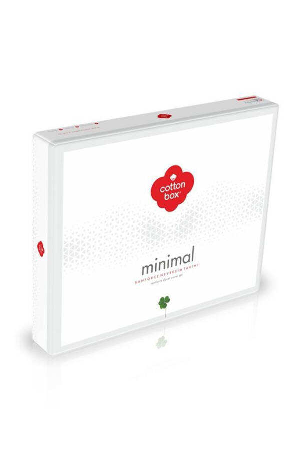 Cotton Box Minimal Çift Kişilik Nevresim Takımı Maro Gülkurusu - 9