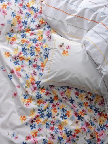 Cotton Box Modeline Çift Kişilik Nevresim Takımı Flurry Lila - NEVRESIMDUNYASI (1)