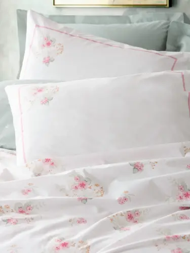Cotton Box Modeline Çift Kişilik Nevresim Takımı Minty Mint - NEVRESIMDUNYASI (1)