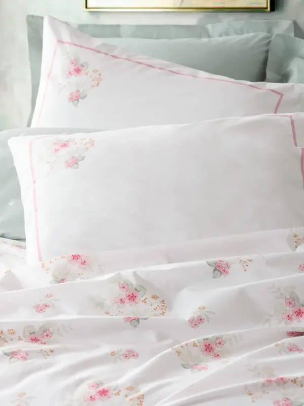 Cotton Box Modeline Çift Kişilik Nevresim Takımı Minty Mint - 2