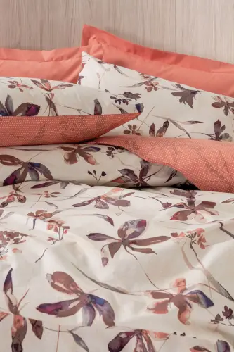 Cotton Box Modeline Çift Kişilik Nevresim Takımı Wilda Tarçın - NEVRESIMDUNYASI (1)
