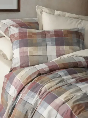 Cotton Box Modeline Tek Kişilik Nevresim Takımı Terra Bej - NEVRESIMDUNYASI (1)