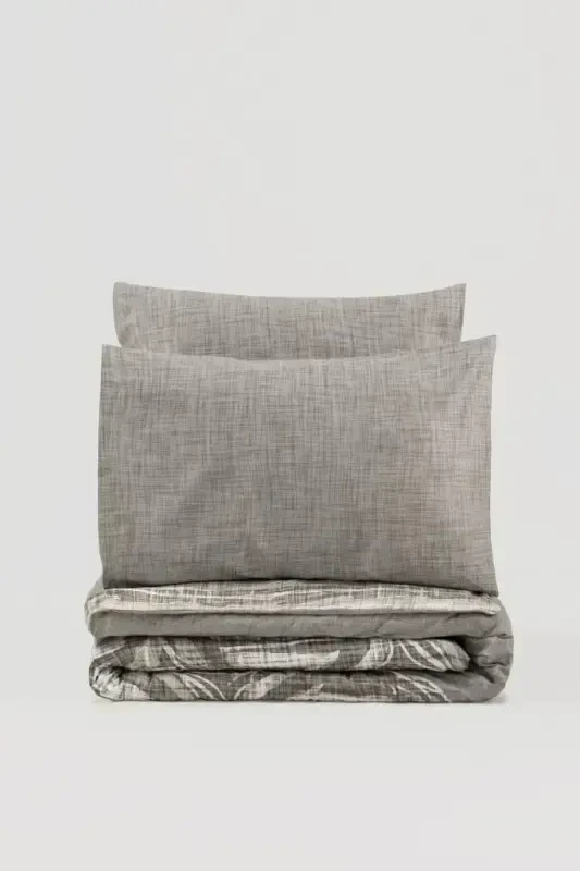 Cotton Box Modern Çift Kişilik Nevresim Takımı Root Vizon - 3