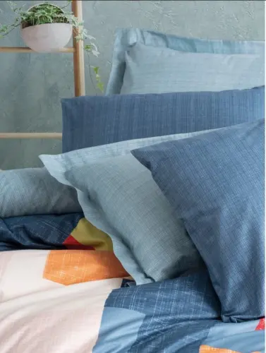 Cotton Box Modern Ikkilik Karavot Ziyoti Cosy Blue - Modazone (1)