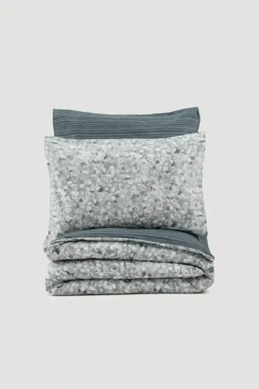 Cotton Box Односпальный Минимальный Комплект Постельного Белья Molly Антрацит - 2