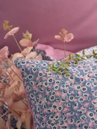 Cotton Box Petite Double Bed Linen Set Penny Dusty Rose - NEVRESIMDUNYASI (1)