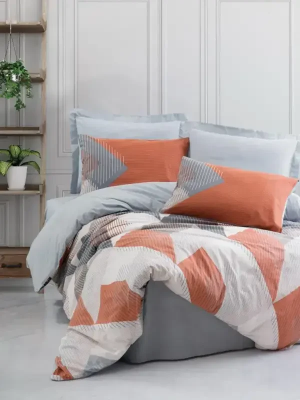 Cotton Box Ranforce Bedding Set Double Size Joseph Blue - 1