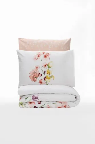 Cotton Box Ranforce Duvet Cover Set Double Size Emma Salmon - 3