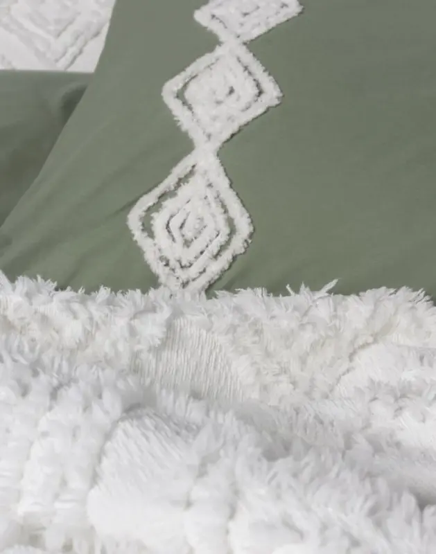 Cotton Box Ranforce Ikki kishilik Yotoq o'rindiqli Nevresim to'plami Limi Luke Krem - 2