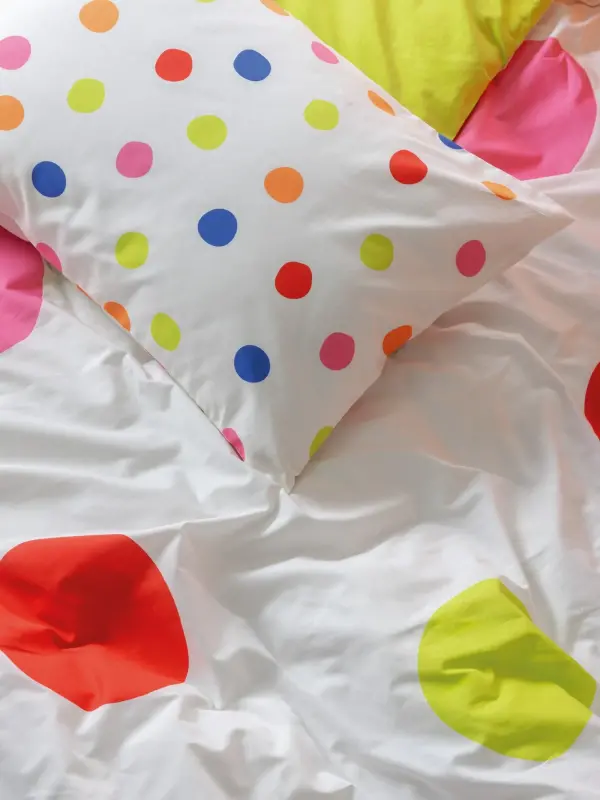 Cotton Box Ranforce Nevresim Takımı Çift Kişilik Dotsy Turuncu - 2