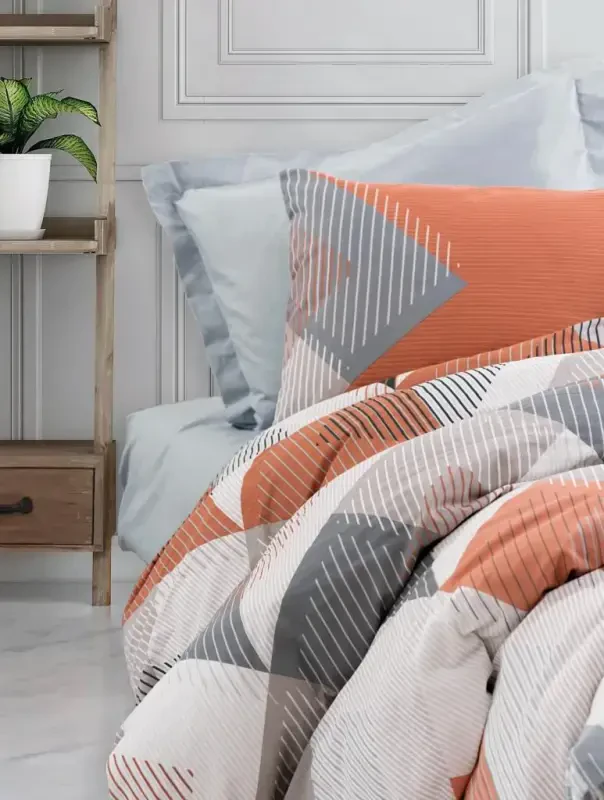 Cotton Box Ranforce Nevresim Takımı Çift Kişilik Joseph Mavi - 2