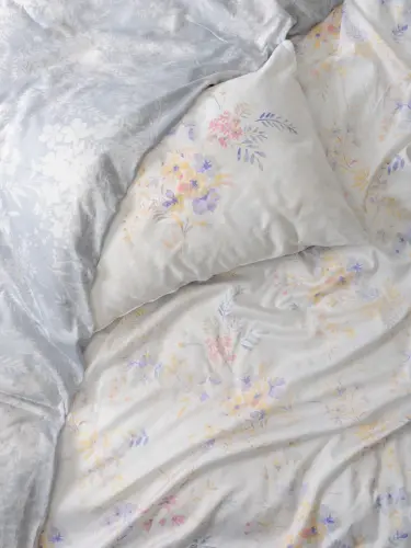 Cotton Box Saten Çift Kişilik Nevresim Takımı Lilou Lila - 3