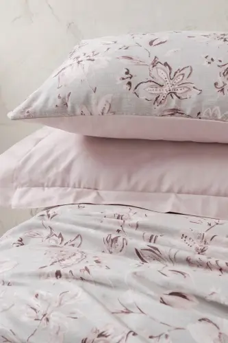 Cotton Box Saten Nevresim Takımı Çift Kişilik Calluna Pudra - NEVRESIMDUNYASI (1)