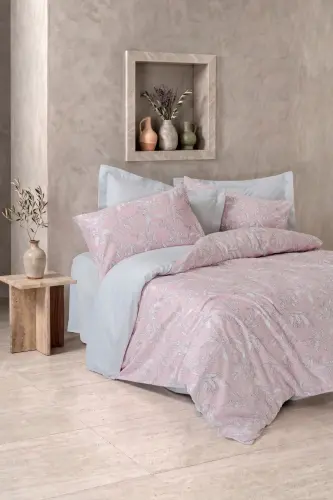 Cotton Box Saten Nevresim Takımı Çift Kişilik Hollis Gri - 1