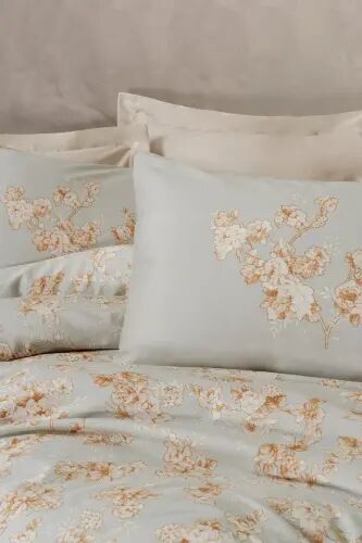 Cotton Box Saten Nevresim Takımı Çift Kişilik Melrose Bej - NEVRESIMDUNYASI (1)
