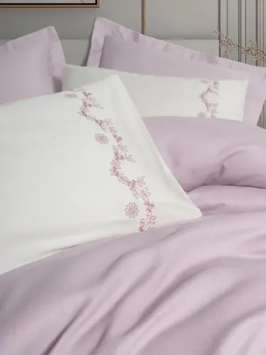 Cotton Box Serenity Bambuk Çift Kişilik Pike Takımı Vaila Lila - 3