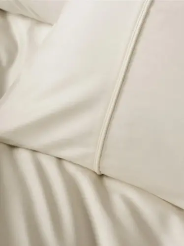 Cotton Box Silky Saten İpek King Size Nevresim Takımı Ekru - 3