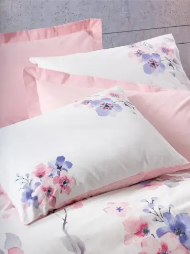 Cotton Box Single Duvet Cover Set Jayda Pink - 1