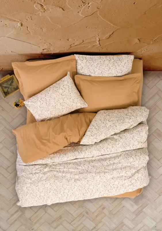 Cotton Box Single Petite Duvet Cover Set Posy Beige - 1