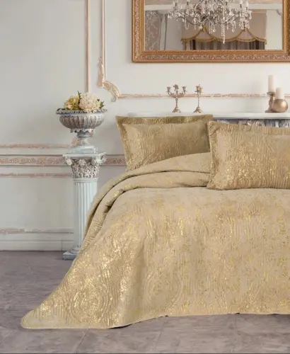 Cotton Box Smart Double Bedspread Brillante S.Coffee - 1