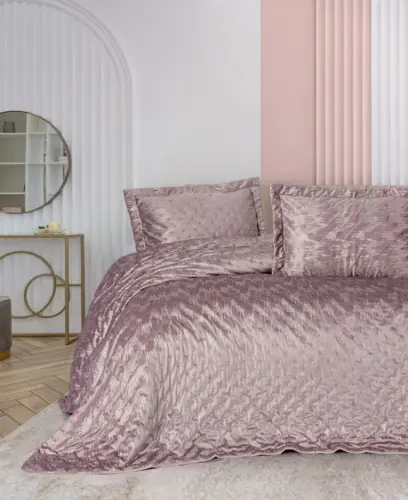 Cotton Box Smart Double Bedspread Luz Powder - 1