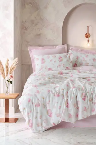Cotton Box Tek Kişilik Nevresim Takımı Rosalie Pembe - 1