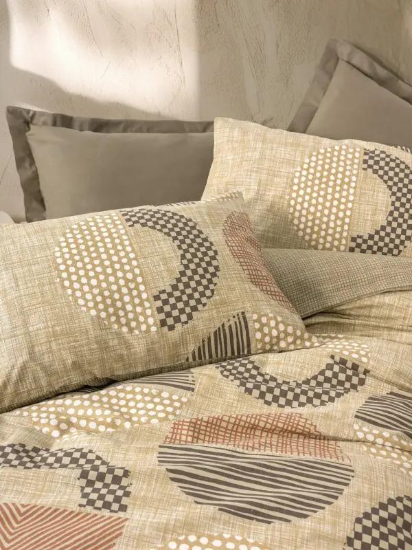 Cotton Box Toprak Moona Kahve Tek Kişilik Nevresim Takımı - 2