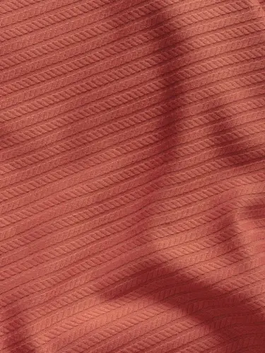 Cotton Box Vivid Çift Kişilik Pikeli Nevresim Takımı Paisia Tarçın - 4