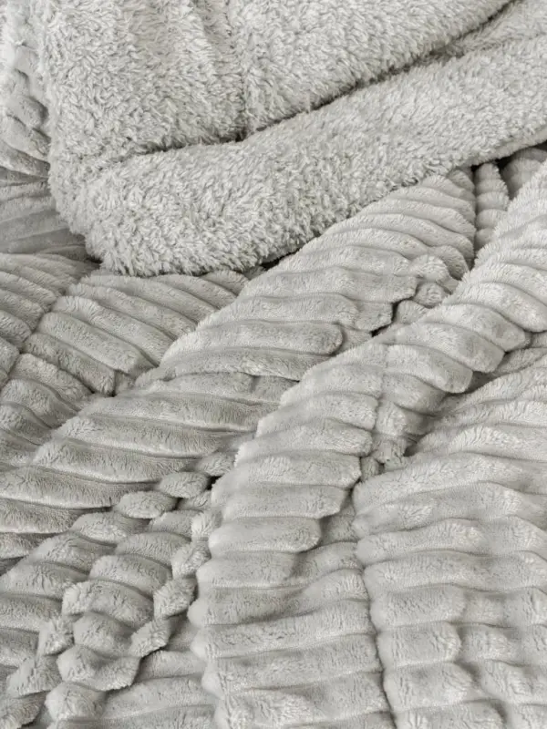 Cotton Box Wave Gray Double Duvet - 2