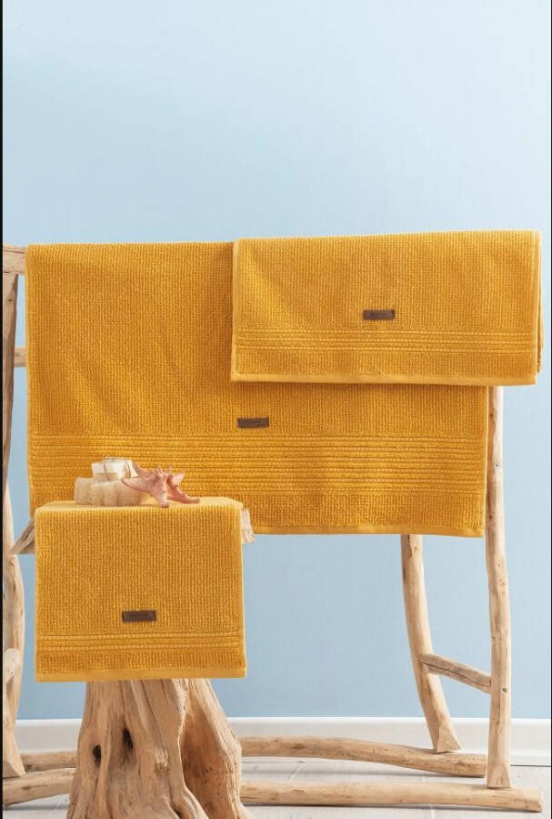 Cotton Box Wellness Sunset Yellow Towel Set - 2