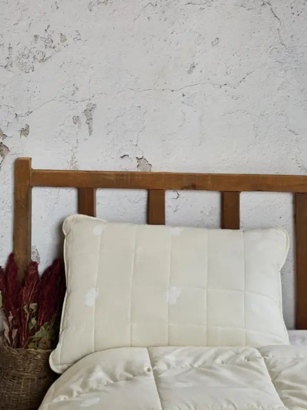 Cotton Box Wool Pillow 50x70 cm - NEVRESIMDUNYASI