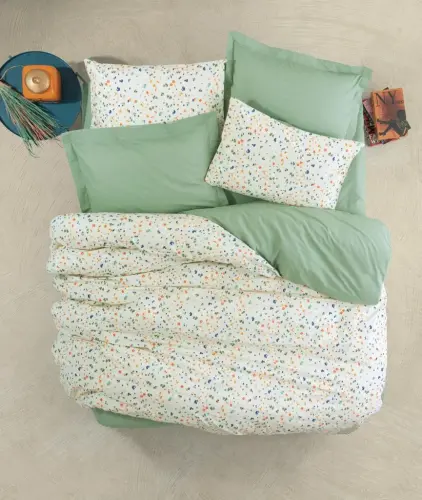Cotton Box Yagona Kishilik Petite Yopinchiq Lola Yashil - 1