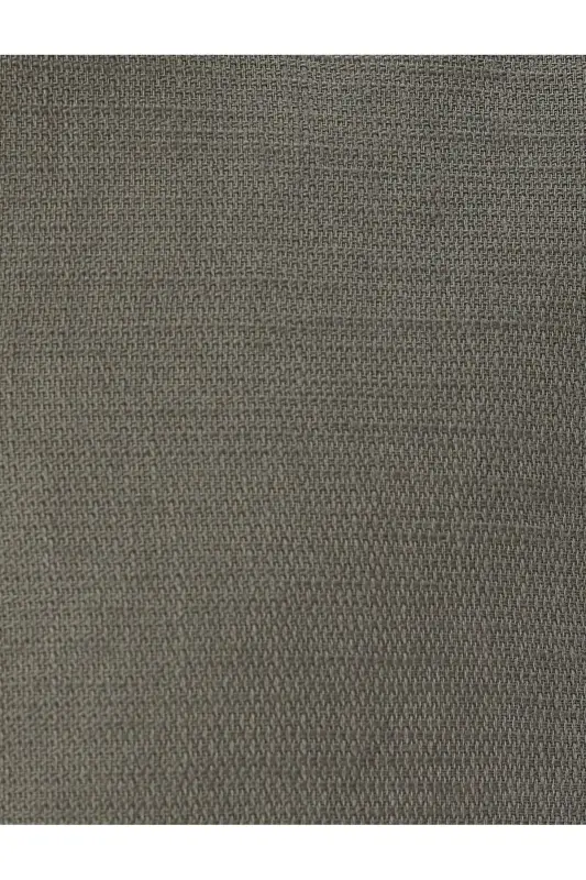 Cotton Buttoned Regular Fit Short Sleeve Shirt-Anthracite - 6