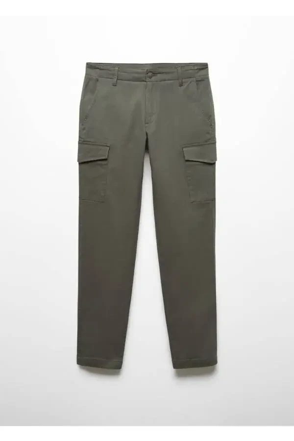 Cotton cargo pants - 3