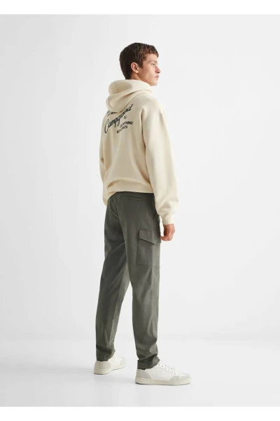 Cotton cargo pants - 4