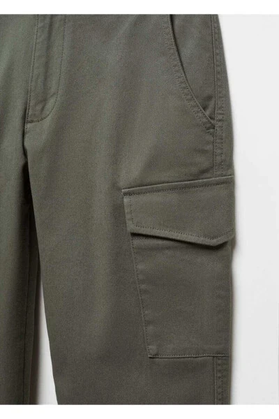 Cotton cargo pants - 5