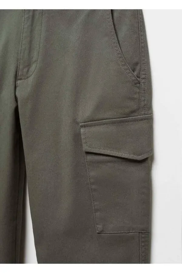 Cotton cargo pants - 5