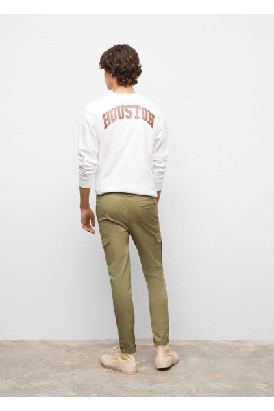 Cotton Cargo Pants - 3