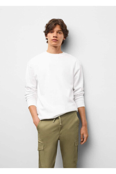 Cotton Cargo Pants - 4