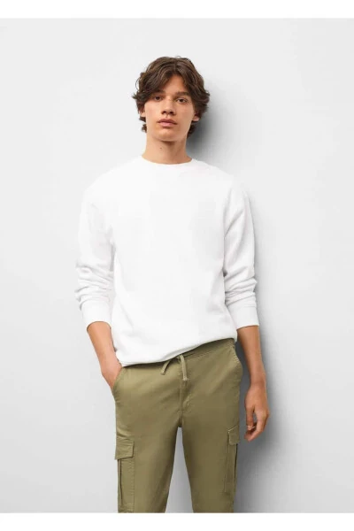 Cotton Cargo Pants - 4