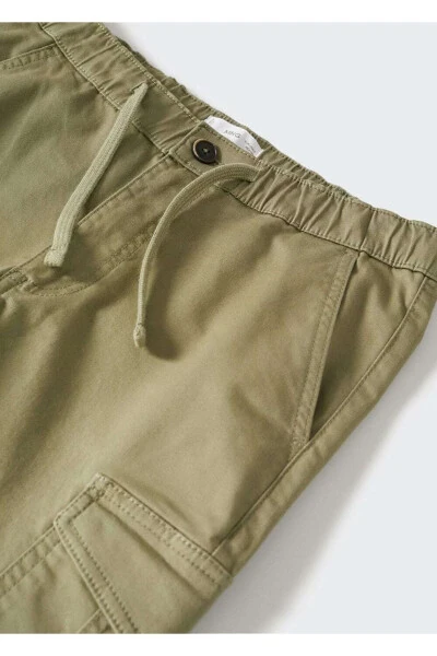 Cotton Cargo Pants - 5