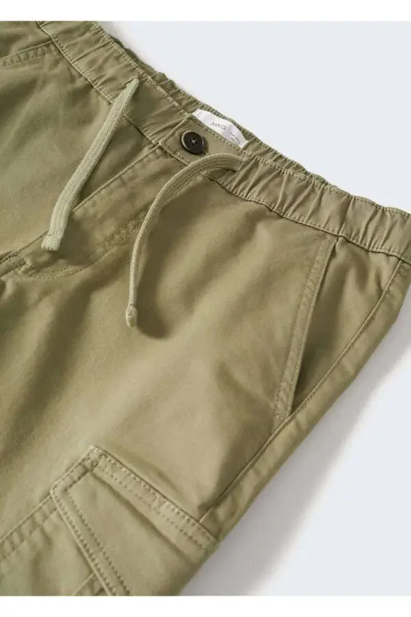 Cotton Cargo Pants - 5