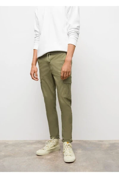 Cotton Cargo Pants - 6