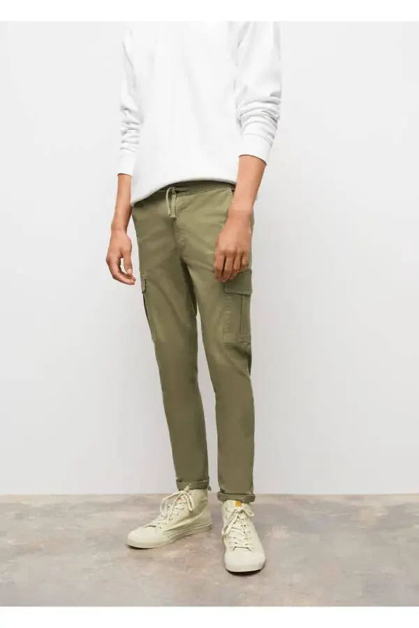 Cotton Cargo Pants - 6