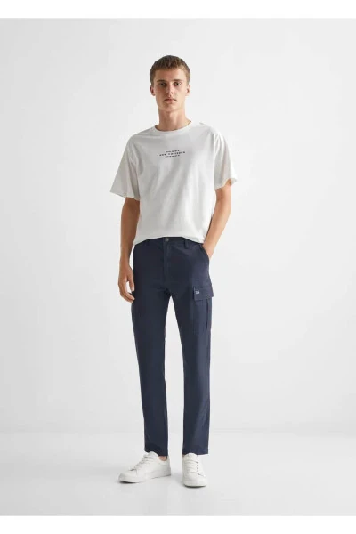 Cotton cargo pants - MANGO TEEN (1)