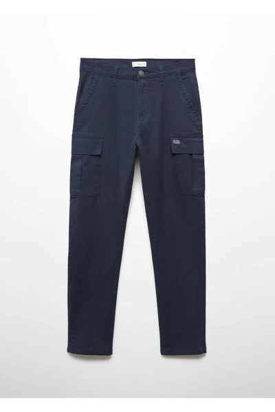 Cotton cargo pants - 3