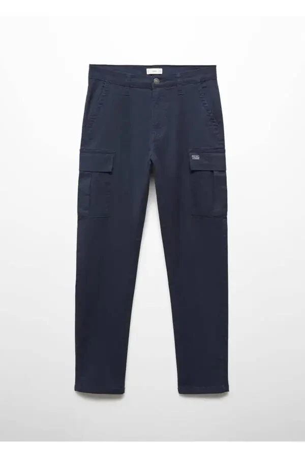 Cotton cargo pants - 3